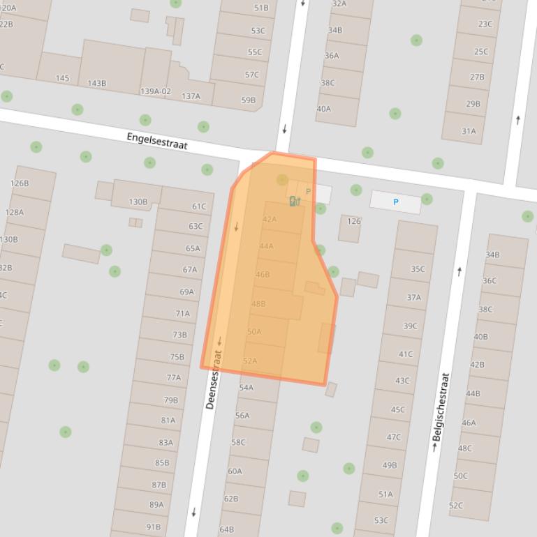 Kaart van postcodegebied 3028GK.