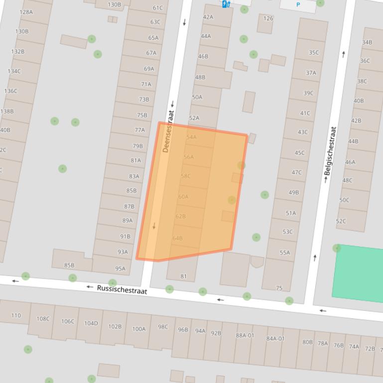 Kaart van postcodegebied 3028GL.