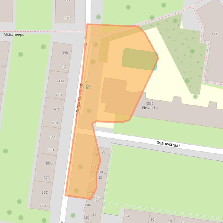 Kaart van postcodegebied 3028HH.