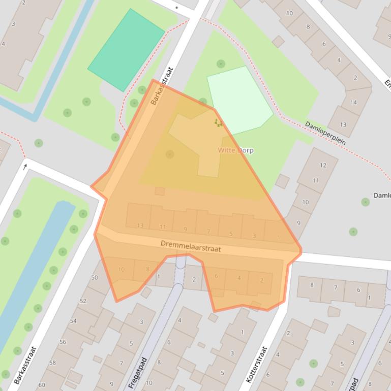 Kaart van postcodegebied 3028RR.
