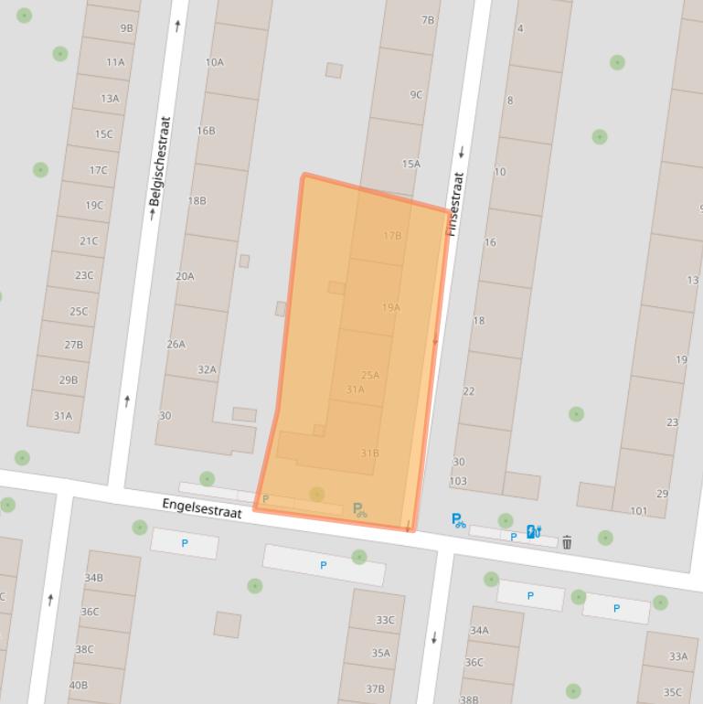 Kaart van postcodegebied 3028SC.