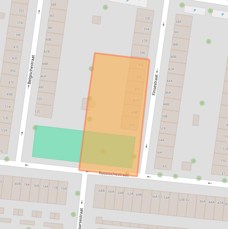 Kaart van postcodegebied 3028SG.