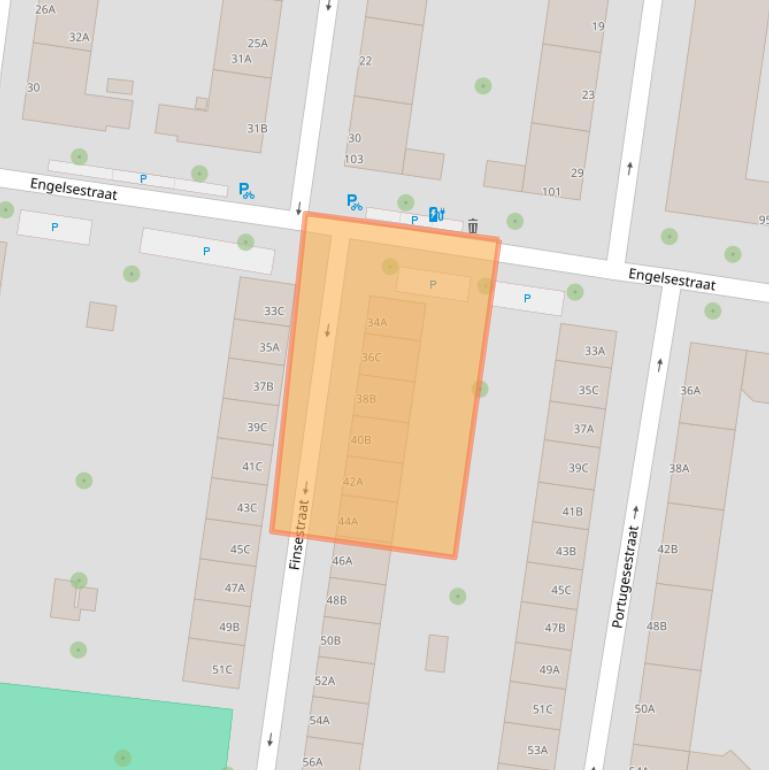 Kaart van postcodegebied 3028SK.