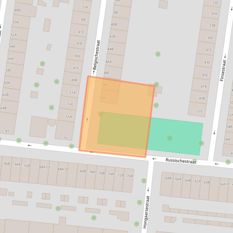 Kaart van postcodegebied 3028TJ.
