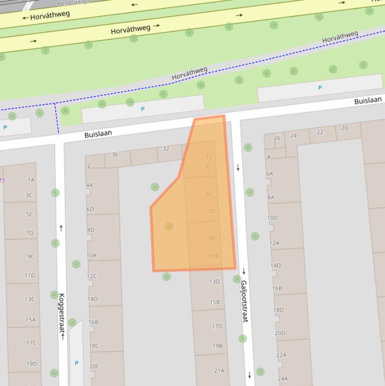 Kaart van postcodegebied 3028VH.