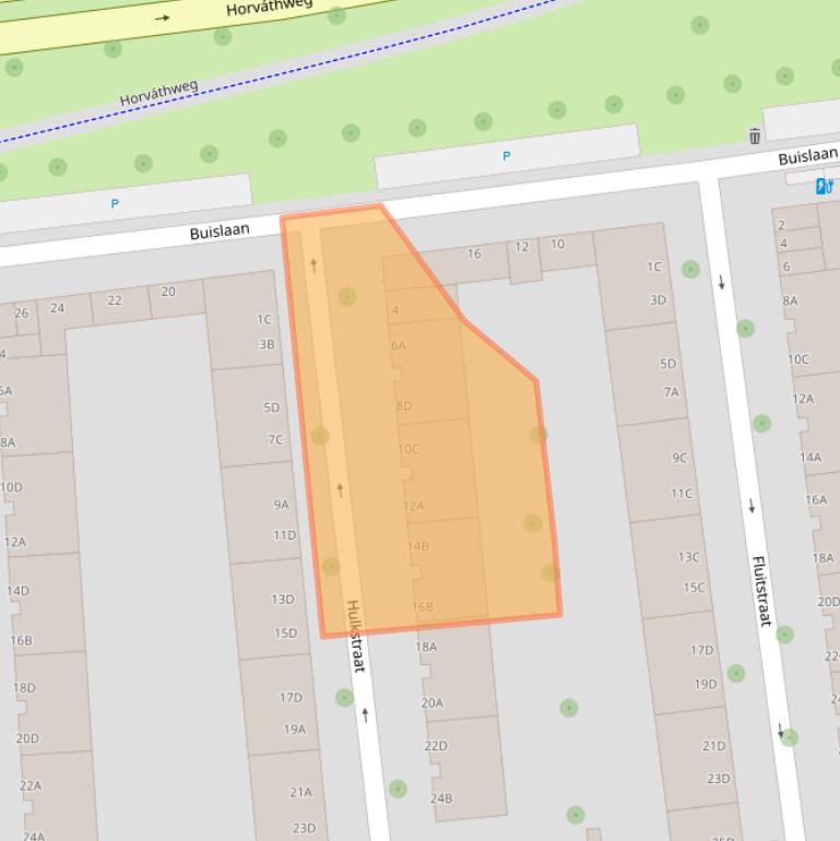 Kaart van postcodegebied 3028VS.