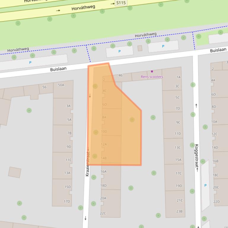 Kaart van postcodegebied 3028XR.
