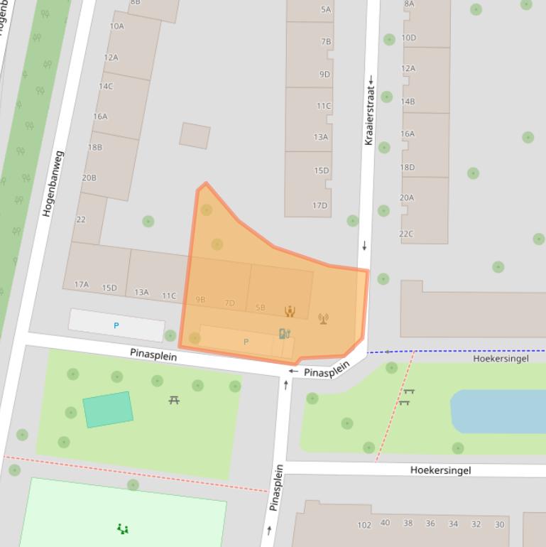 Kaart van postcodegebied 3028XT.