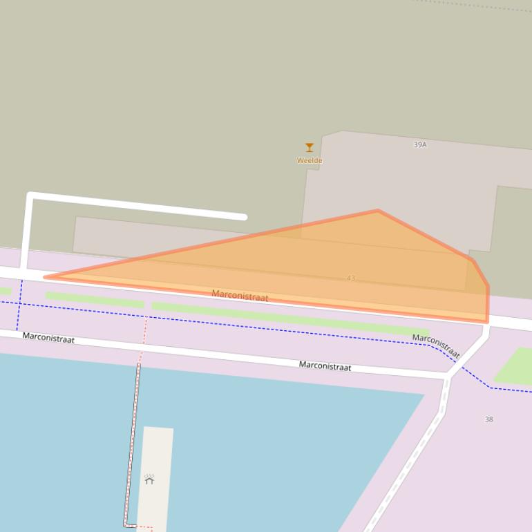 Kaart van postcodegebied 3029AH.