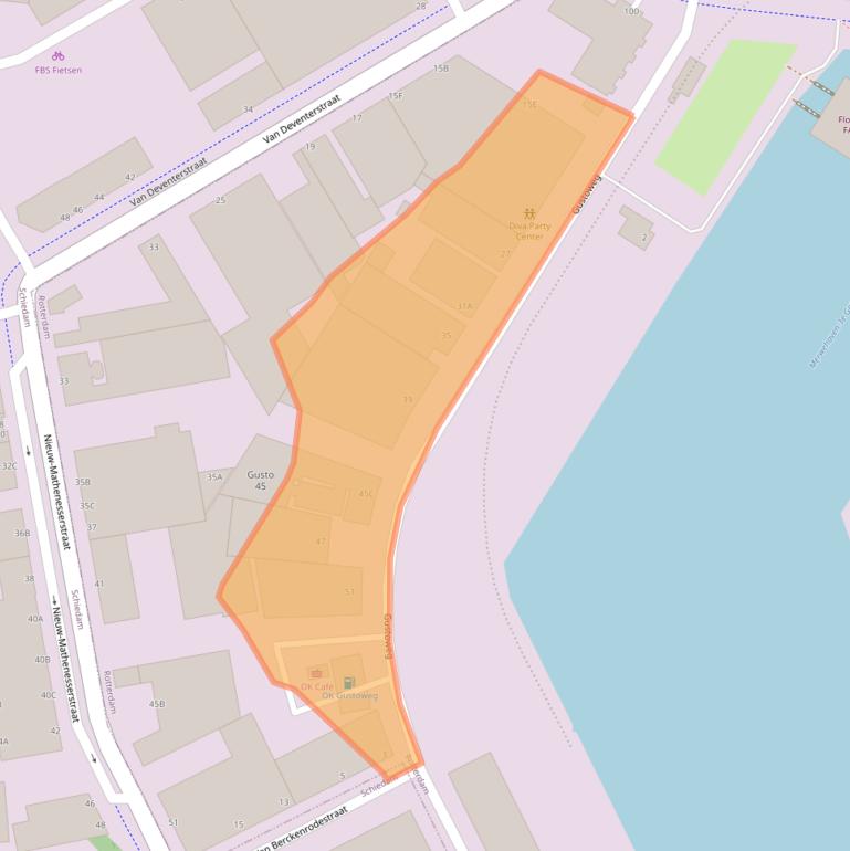 Kaart van postcodegebied 3029AR.