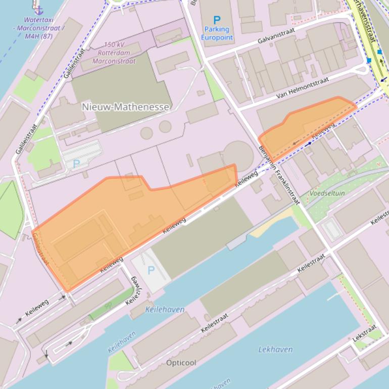 Kaart van postcodegebied 3029BR.