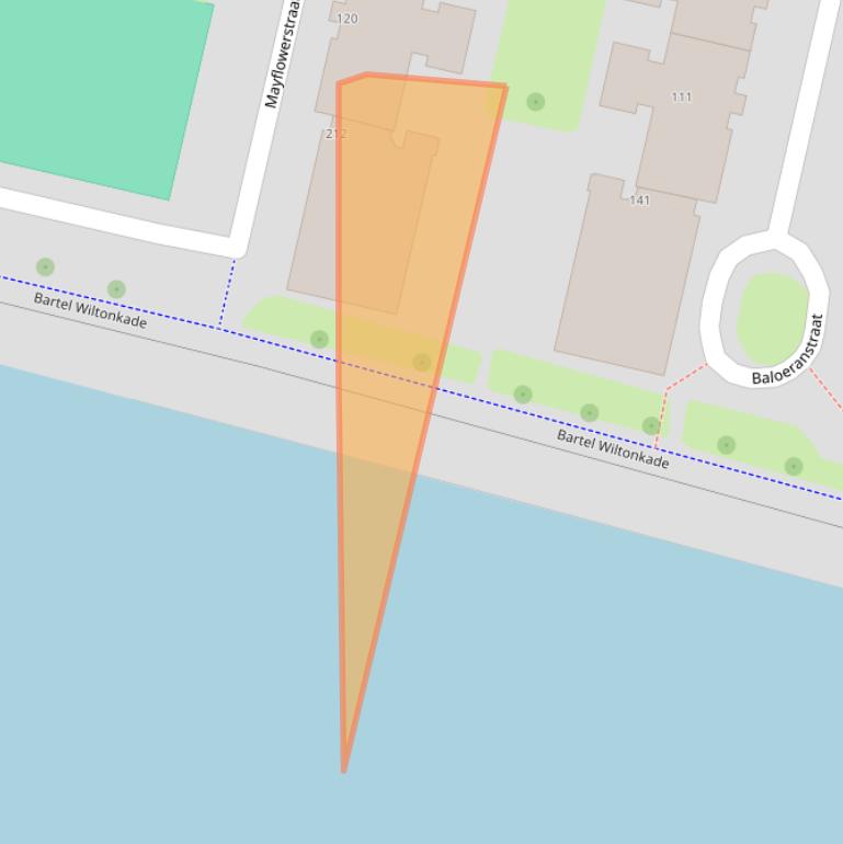 Kaart van postcodegebied 3029CD.