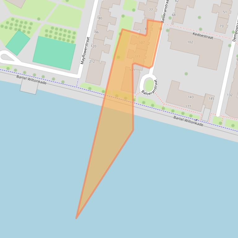 Kaart van postcodegebied 3029CG.