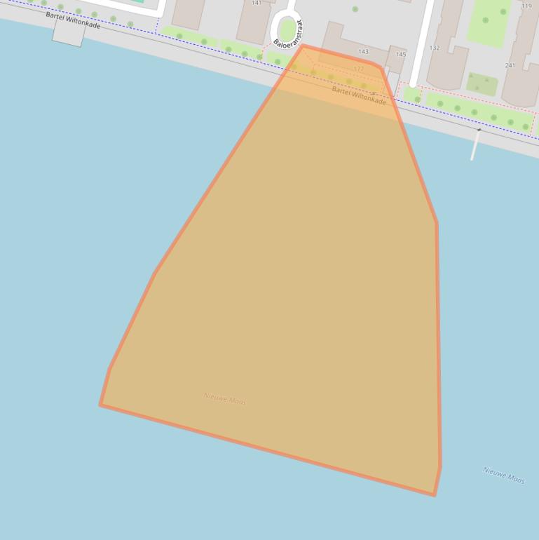 Kaart van postcodegebied 3029CN.