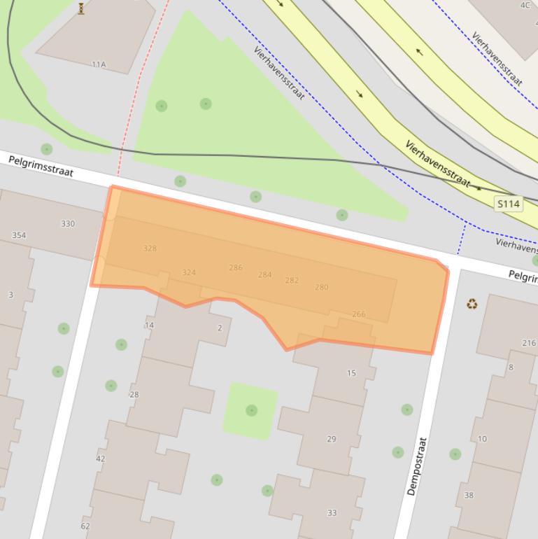 Kaart van postcodegebied 3029CP.