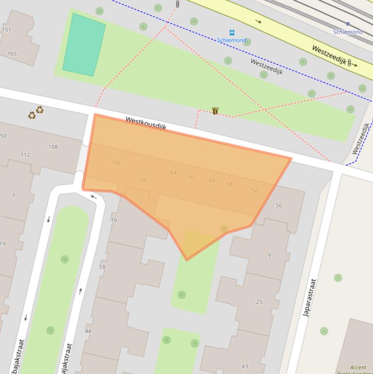 Kaart van postcodegebied 3029CS.