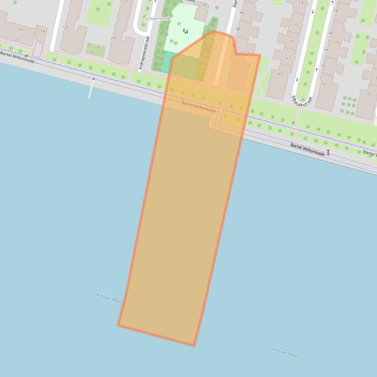 Kaart van postcodegebied 3029NK.