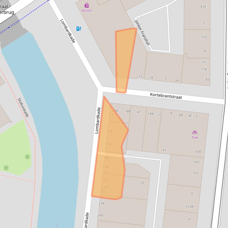 Kaart van postcodegebied 3031AG.
