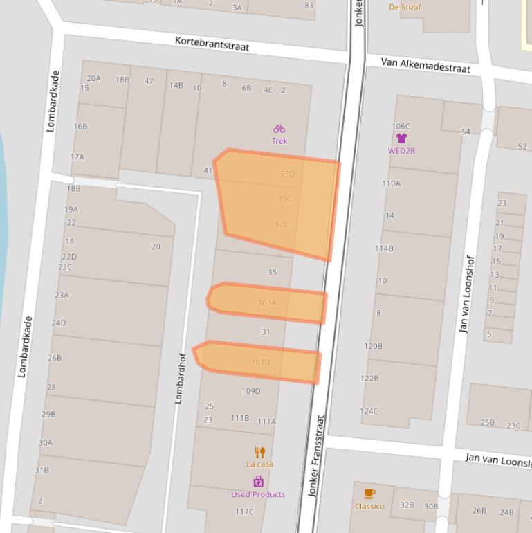 Kaart van postcodegebied 3031AP.