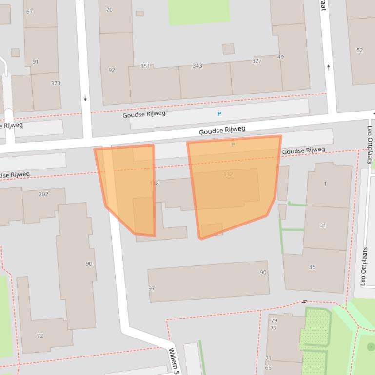 Kaart van postcodegebied 3031CJ.
