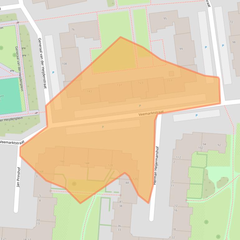 Kaart van postcodegebied 3031NR.