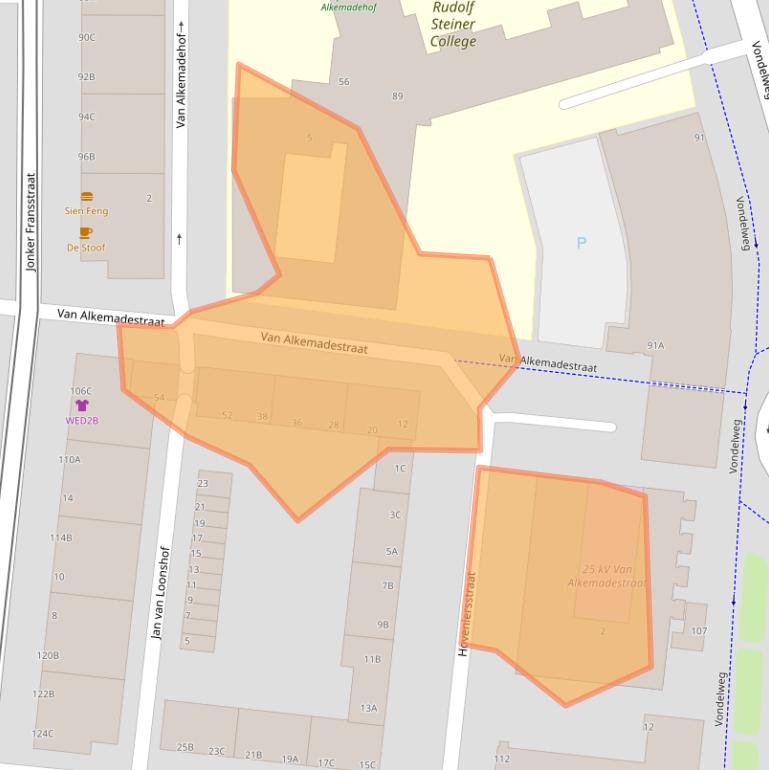 Kaart van postcodegebied 3031PA.