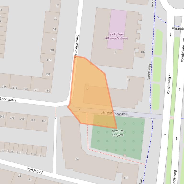 Kaart van postcodegebied 3031PG.