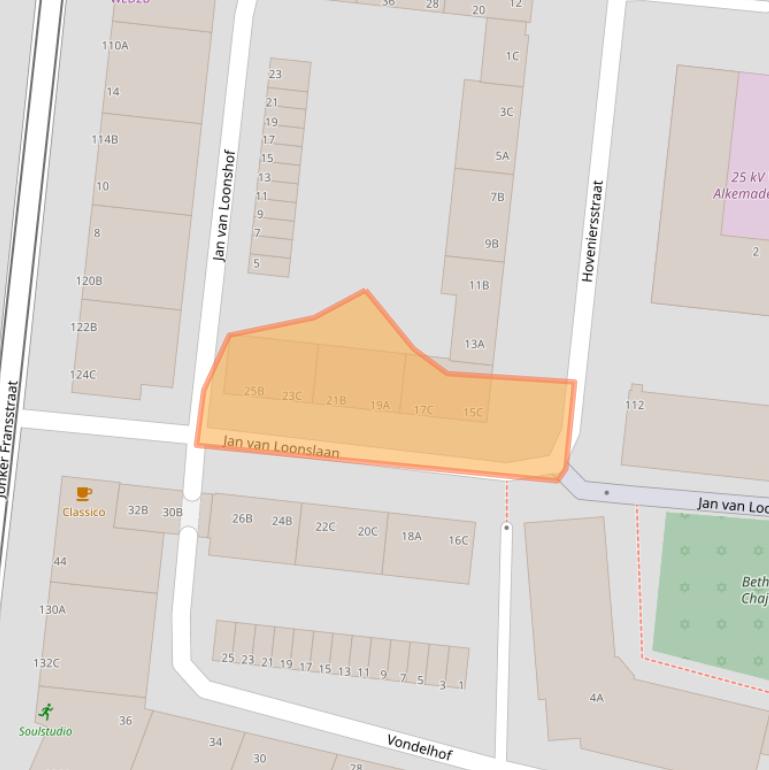 Kaart van postcodegebied 3031PK.