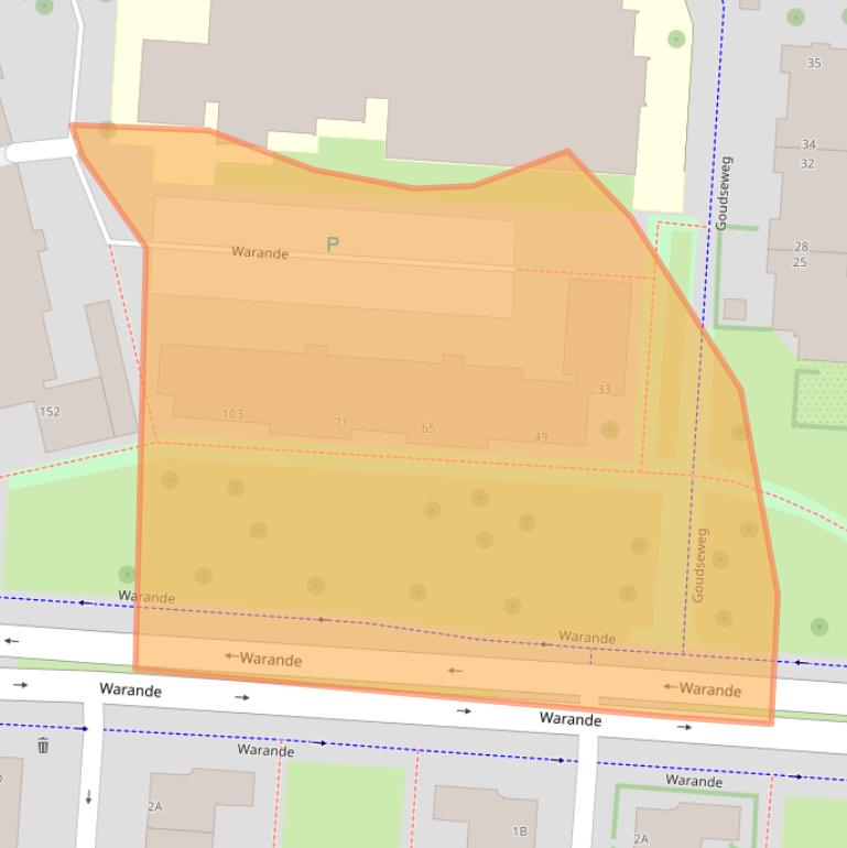 Kaart van postcodegebied 3031PX.