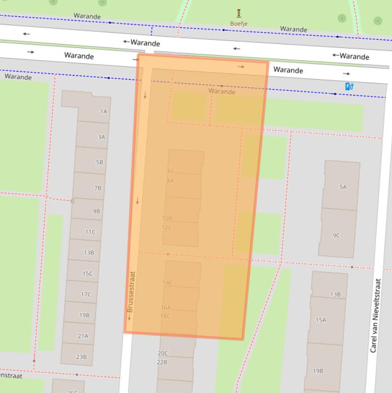 Kaart van postcodegebied 3031SK.