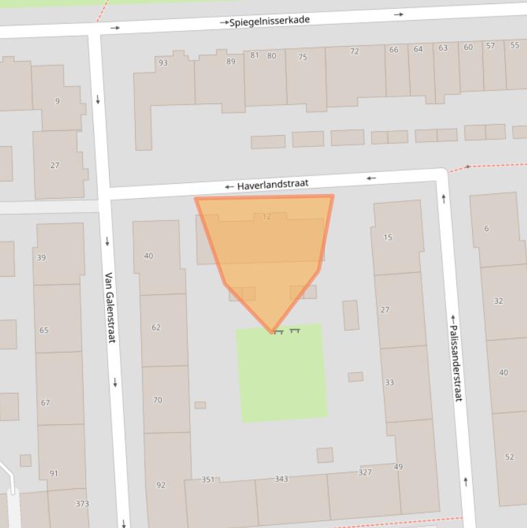 Kaart van postcodegebied 3031TK.