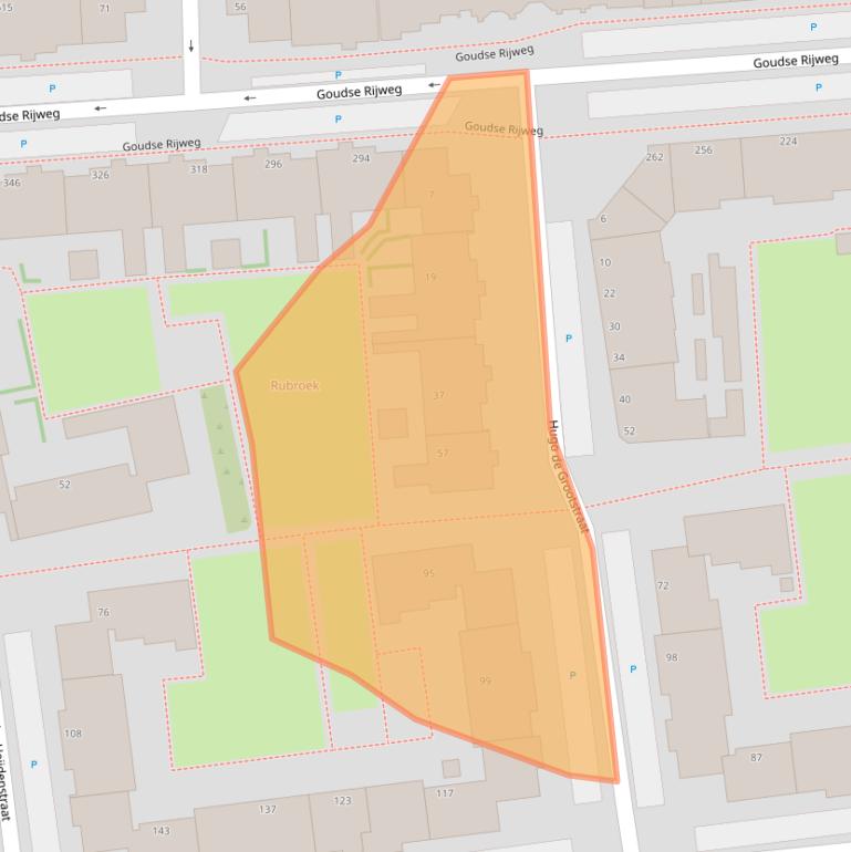 Kaart van postcodegebied 3031XJ.