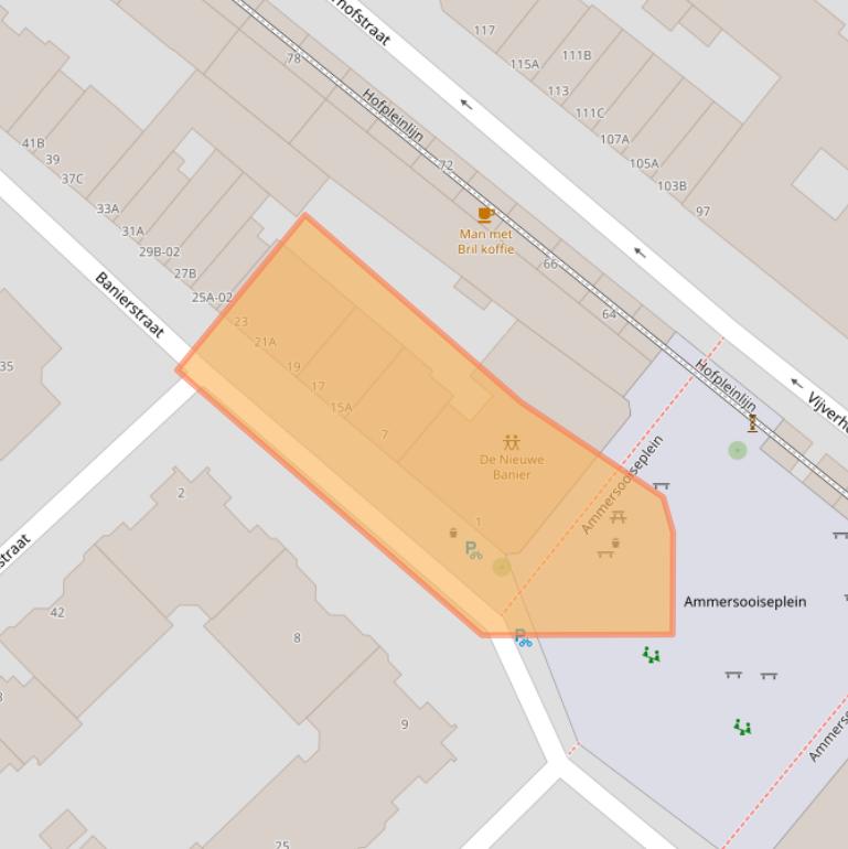 Kaart van postcodegebied 3032PA.