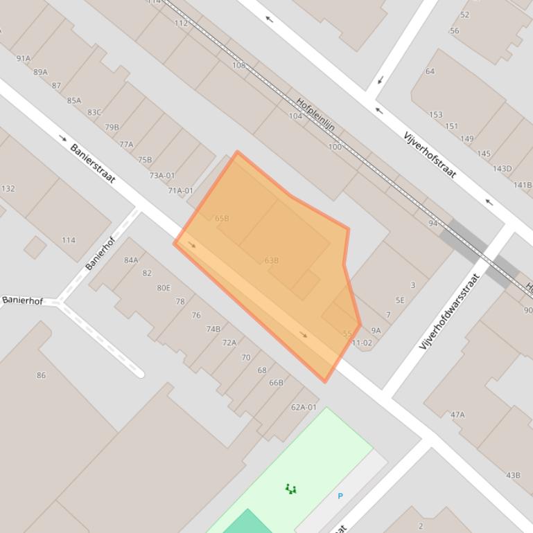 Kaart van postcodegebied 3032PD.