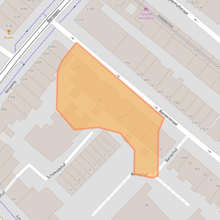 Kaart van postcodegebied 3032PL.