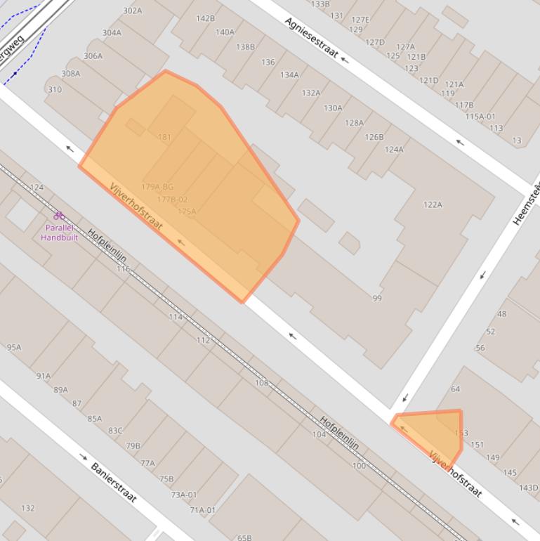 Kaart van postcodegebied 3032SM.