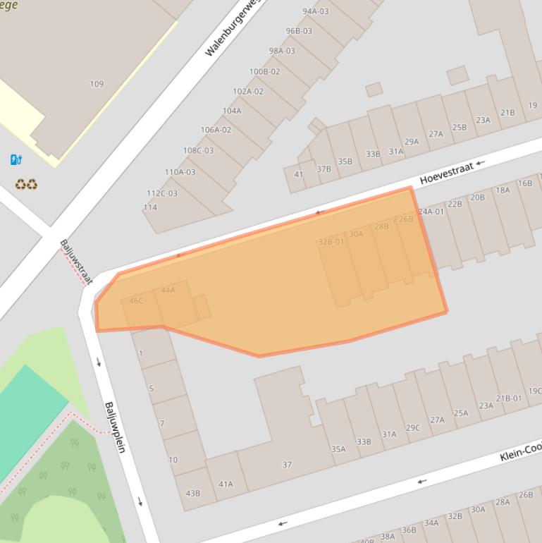 Kaart van postcodegebied 3033GD.