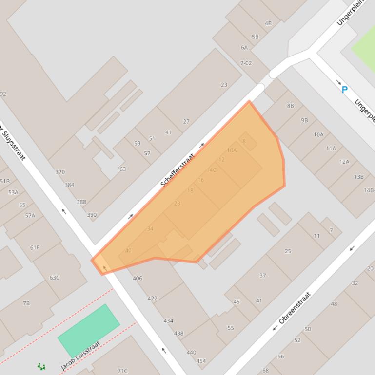 Kaart van postcodegebied 3033RN.