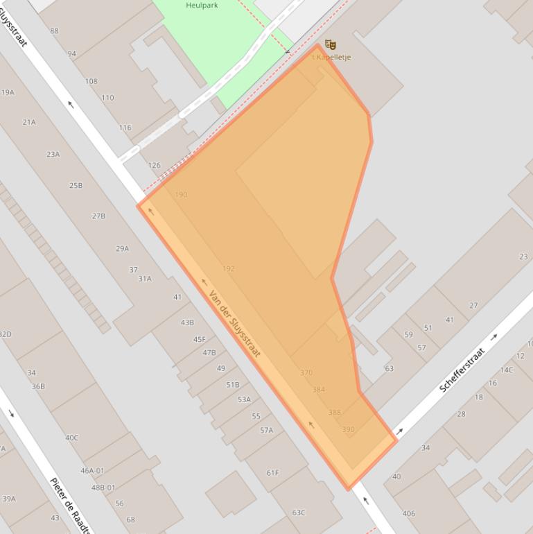 Kaart van postcodegebied 3033SR.