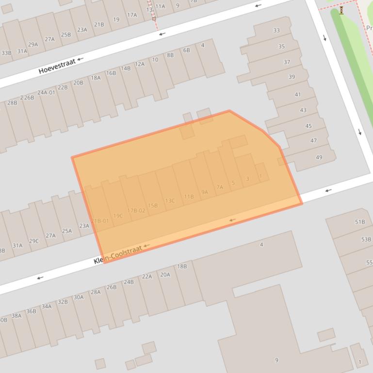 Kaart van postcodegebied 3033XP.