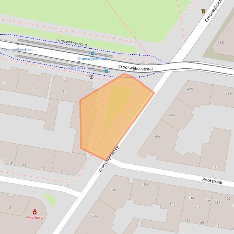 Kaart van postcodegebied 3034HB.