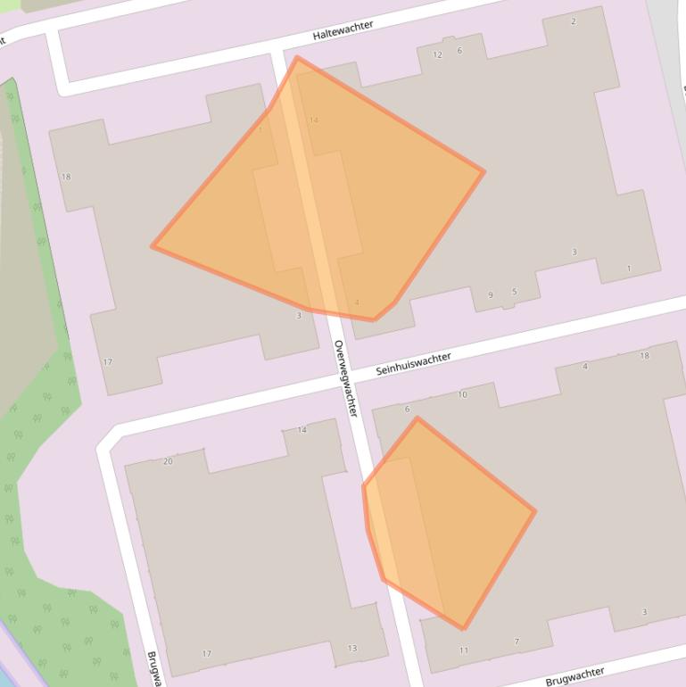 Kaart van postcodegebied 3034KG.