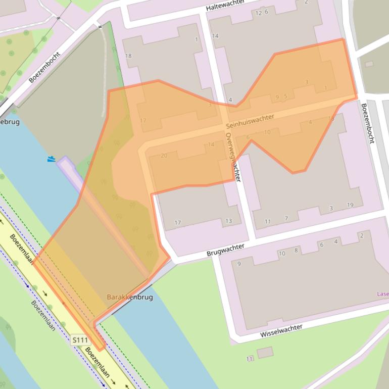 Kaart van postcodegebied 3034KH.