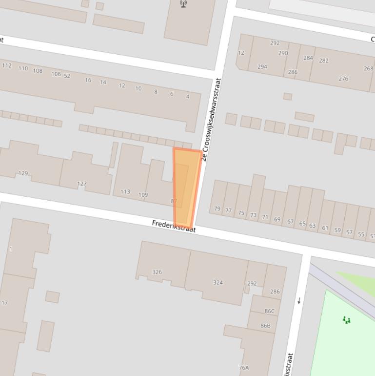 Kaart van postcodegebied 3034LE.