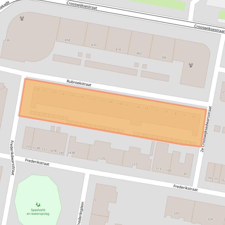 Kaart van postcodegebied 3034NR.