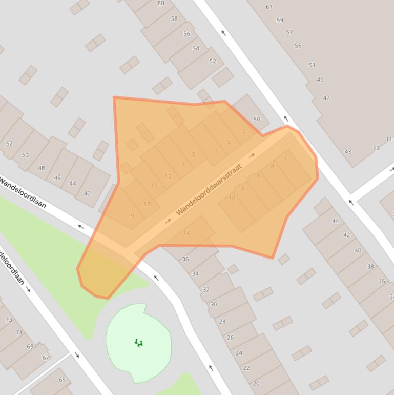 Kaart van postcodegebied 3034SE.