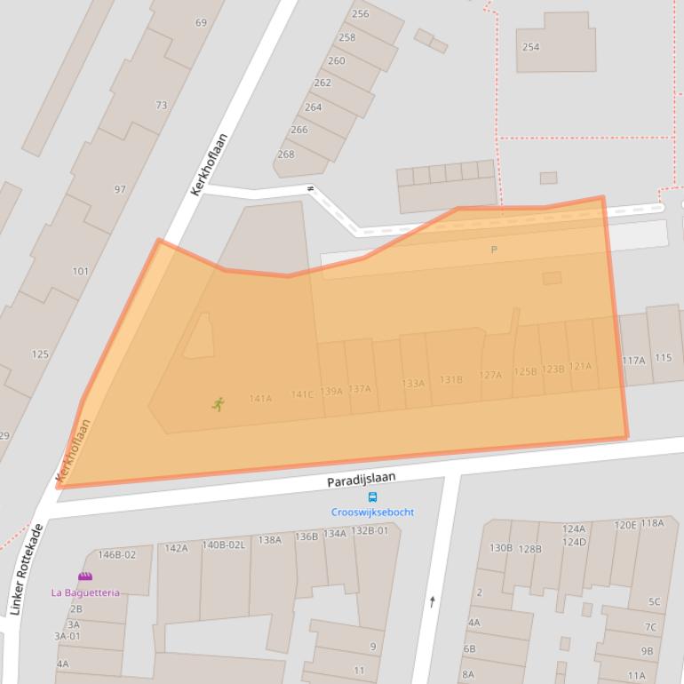 Kaart van postcodegebied 3034SK.