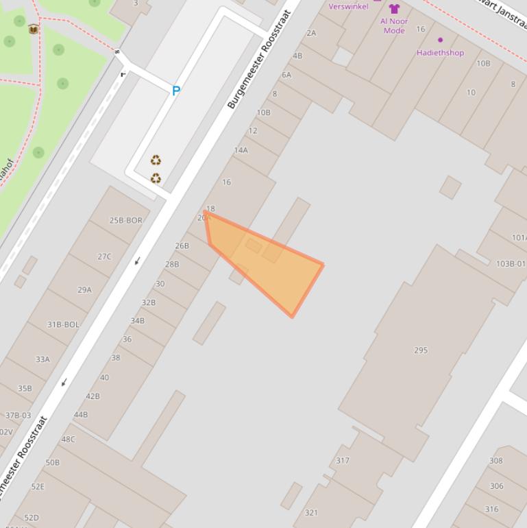 Kaart van postcodegebied 3035AE.