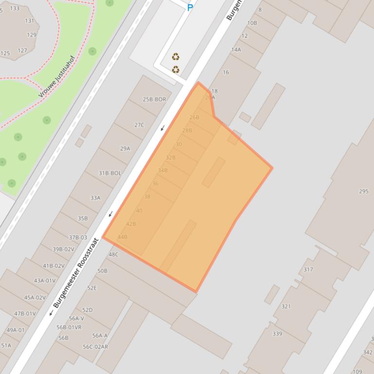 Kaart van postcodegebied 3035AG.