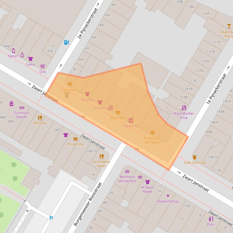Kaart van postcodegebied 3035AK.